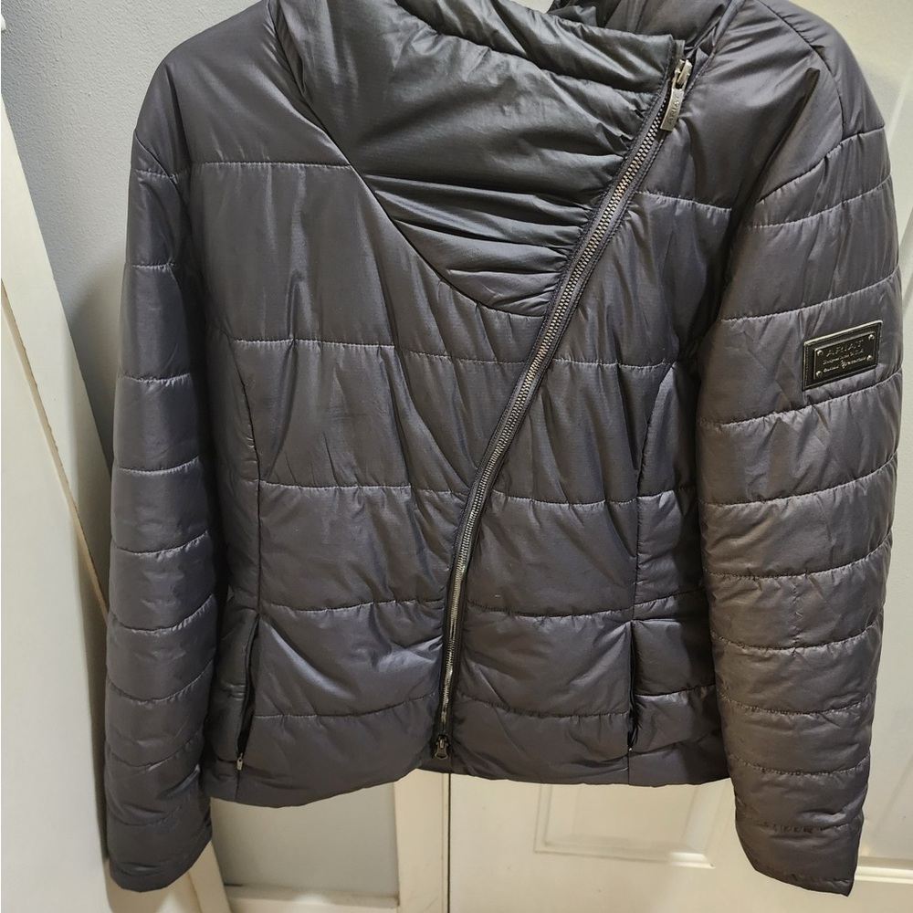 Women's Grey Puffer Jacket